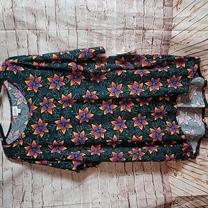 Lularoe irma tee shirt xl nwt